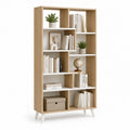 Estantería de madera y MDF blanco 180x90x30cm