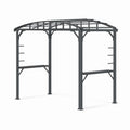 Pérgola de Acero para Jardín en Gris